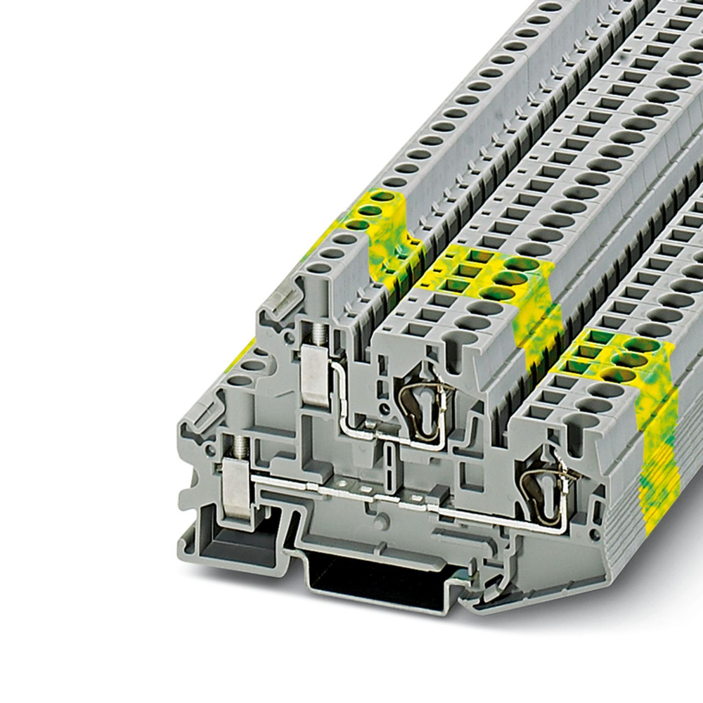 3033171 - STTBU 4-PE - Двухъярусная пружинная клемма