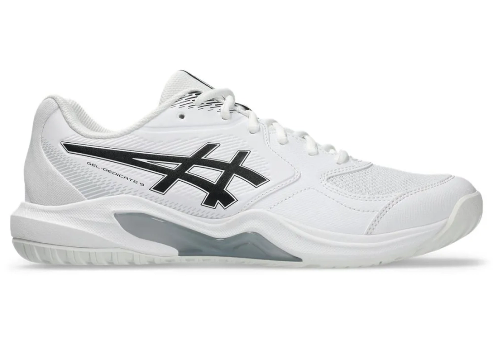 Мужские кроссовки теннисные Asics Gel-Dedicate 9 - white/black