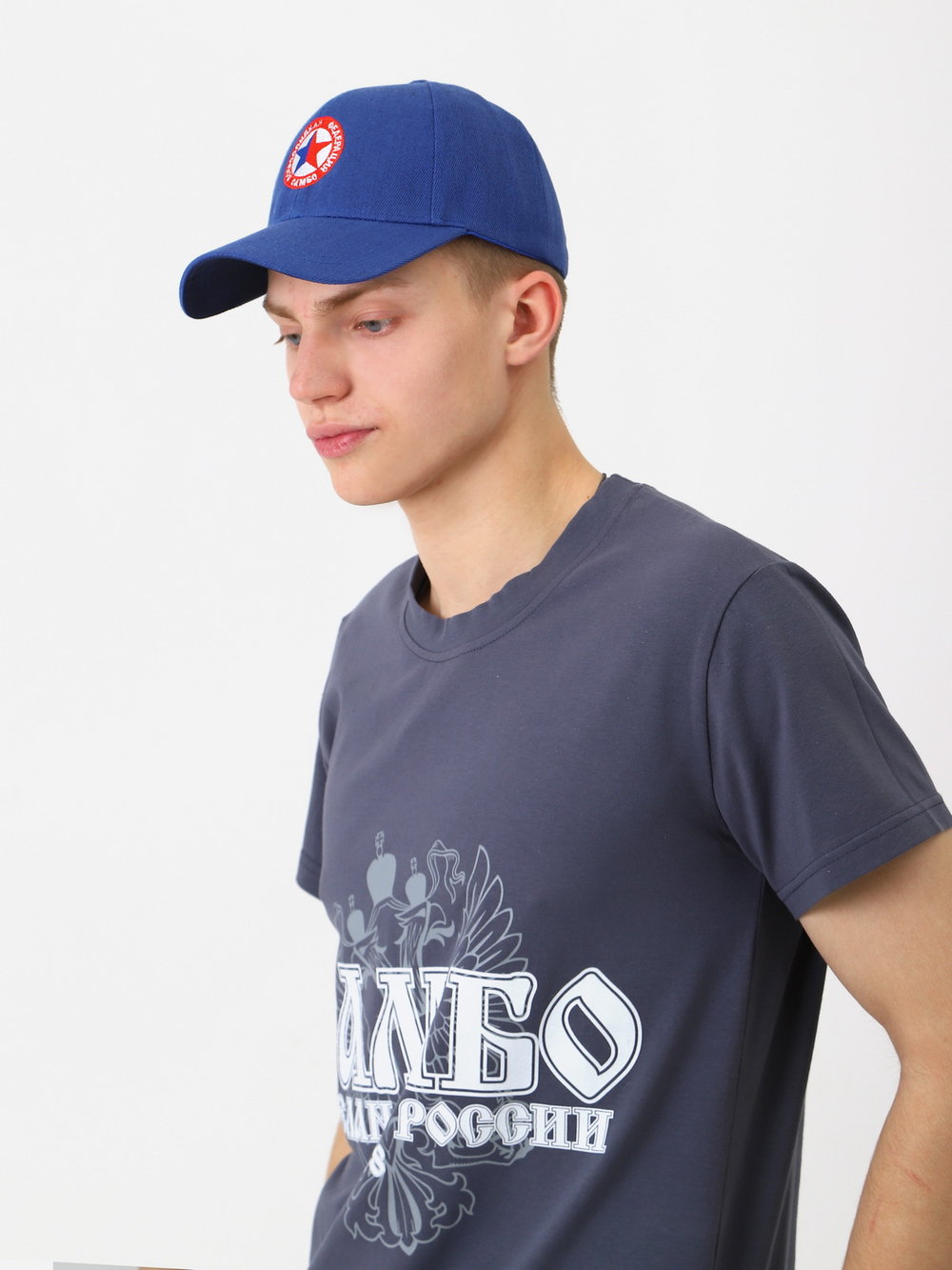 Бейсболка САМБО синяя (джинс)