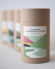 Чай Алтайский с шиповником и липой в тубусе