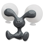 Крючок для душа настенный bunny, organic, темно-серый