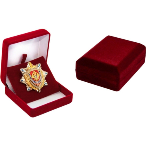 Футляр для знака красный