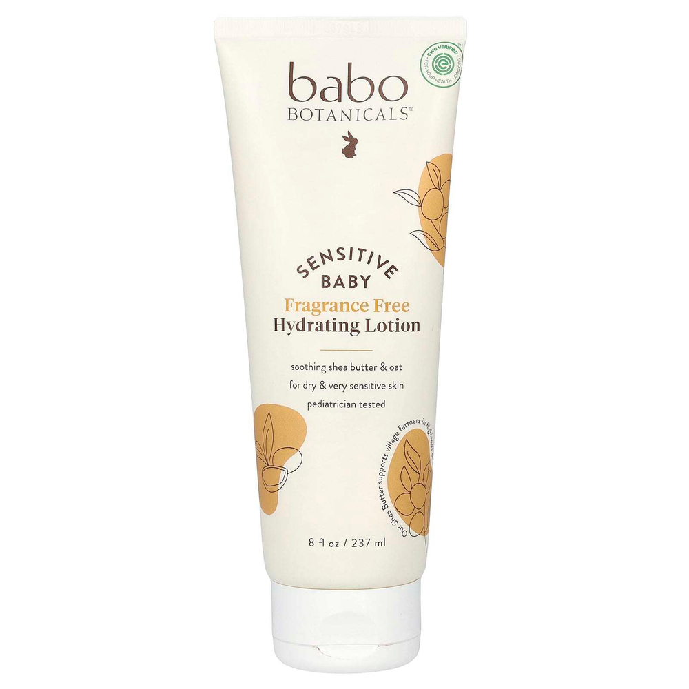 Babo Botanicals, для чувствительной кожи, увлажняющий лосьон, без отдушки, 237 мл (8 жидк. унций)