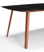 Стол мраморный Scab Design Squid M, терракотовый, черный мрамор Сахара Нуар