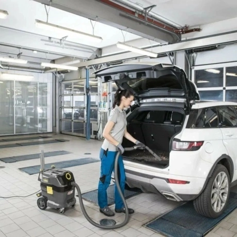 Строительный пылесос Karcher NT 30/1 Tact L 1380Вт (уборка: сухая/сбор воды) серый