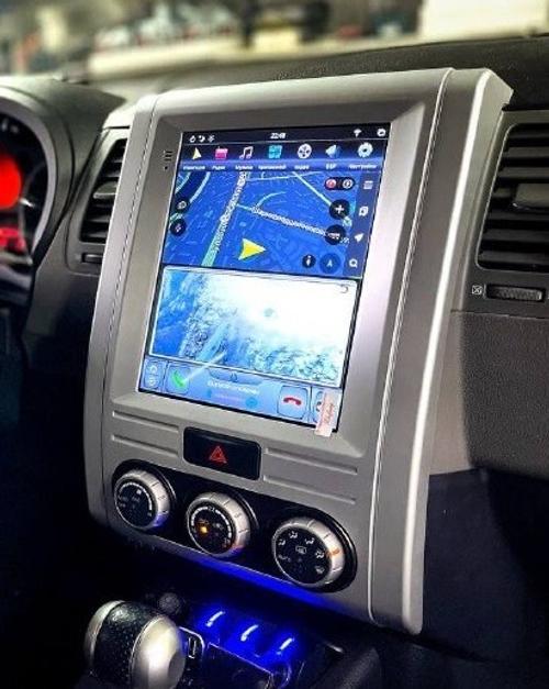 Магнитола для Nissan X-Trail 2007-2014 T31 (климат) - Kuberg ZF-1008-Q6 вертикальный экран 10.4" в стиле "Тесла" на Android 11, Быстрая, Snapdragon 665, CarPlay, 4G SIM-слот