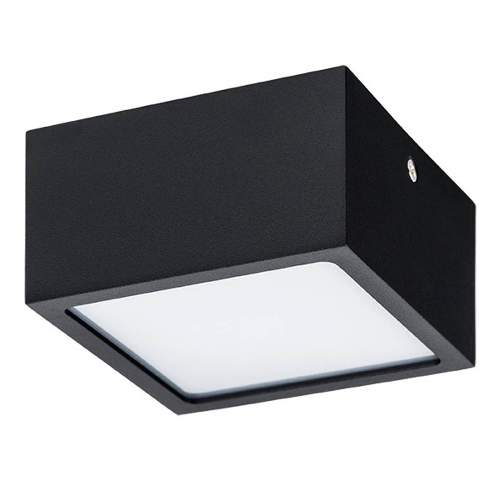 211927 Светильник ZOLLA QUAD LED-SQ 10W 780LM ЧЕРНЫЙ 3000K IP44