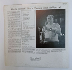 Винтажная виниловая пластинка LP Woody Herman Live At Peacock Lane, Hollywood (Italy 1988)