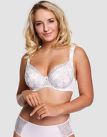 Бюстгальтер с уплотненными чашками на каркасах (Размер: 105E) (Цвет: молочный)