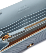 Кожаный кошелек LOVE ONE WALLET C Pinko - голубой(100062 A0GK)