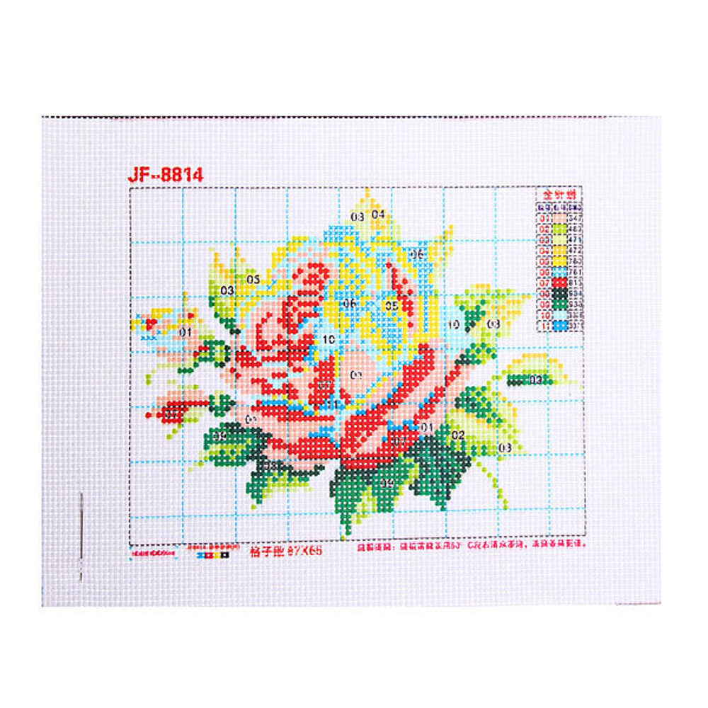 Вышивка крестиком 26*20,5см «Роза» MY8814