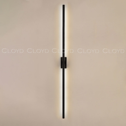 Бра Cloyd LINEAS-B W1 / выс. 100 см- 4000K - черный матовый (арт.20458)