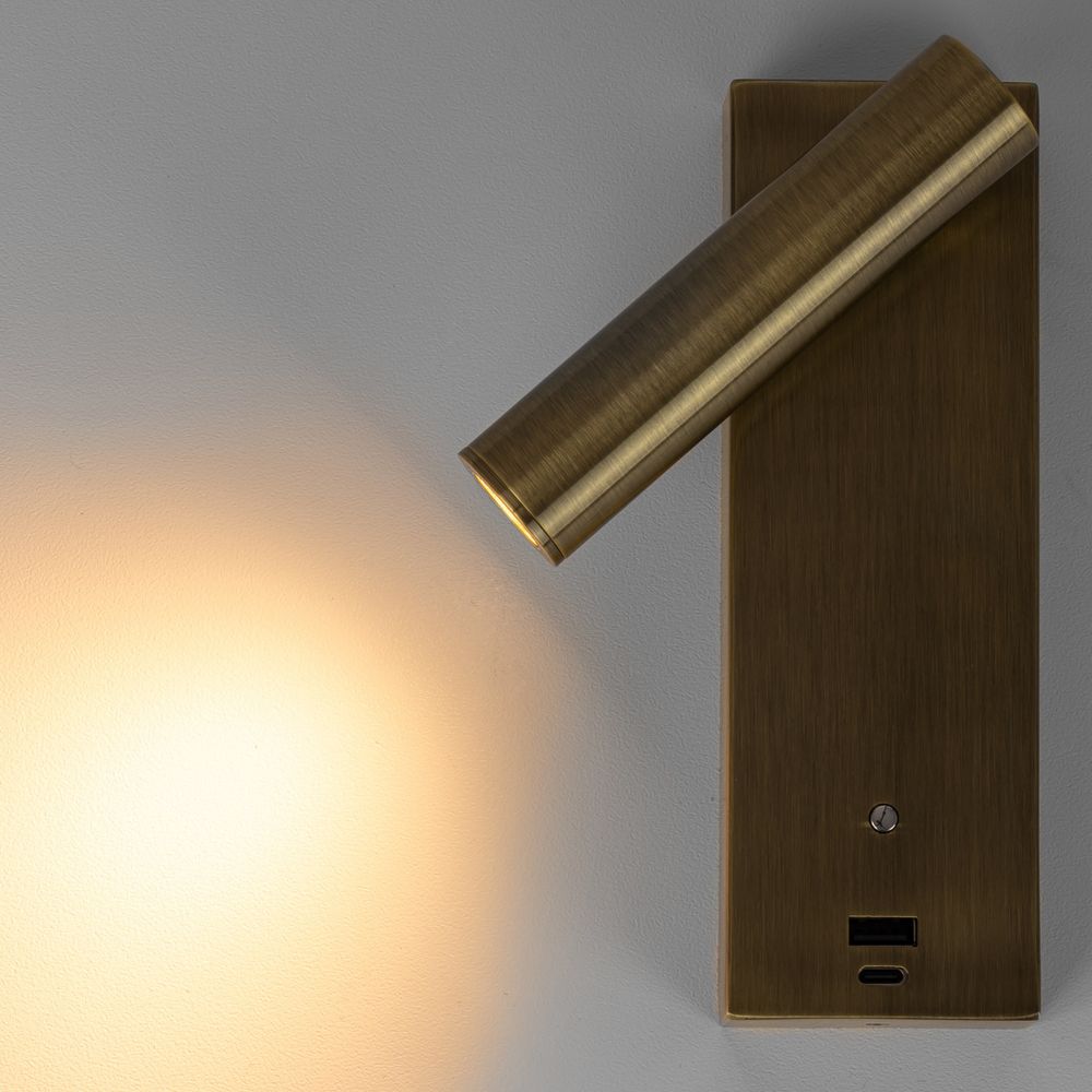 Citilux Декарт CL704433 LED USB Светильник с выключателем Бронза