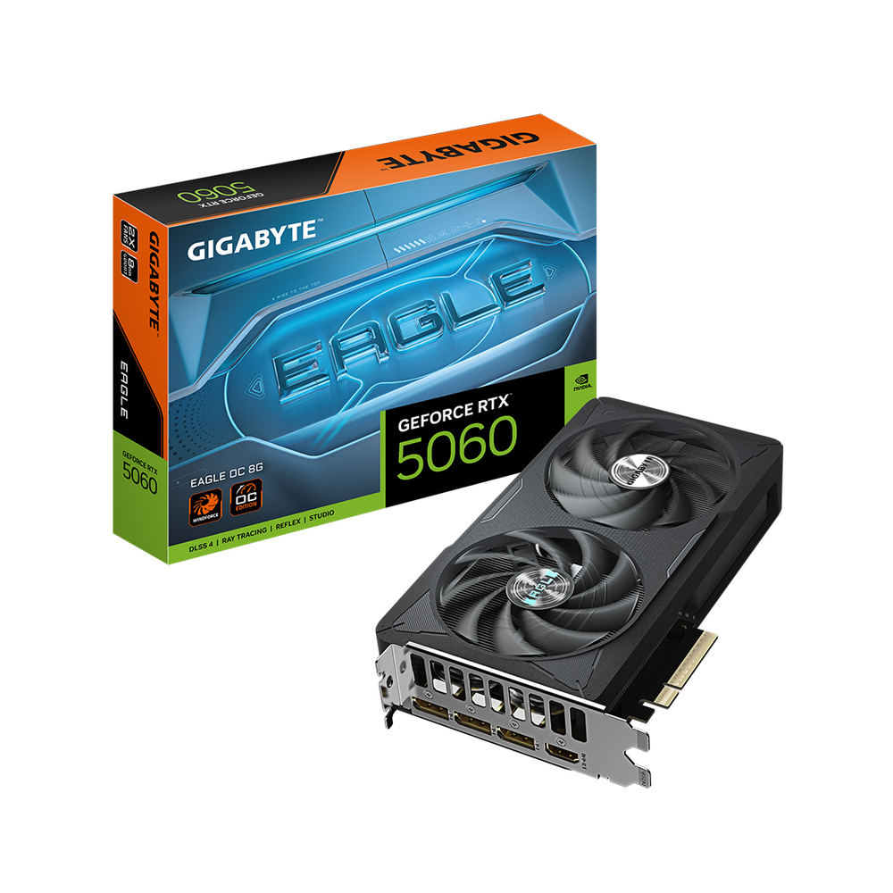 Видеокарта Gigabyte (GV-N5060EAGLE OC-8GD) RTX5060 EAGLE OC 8G