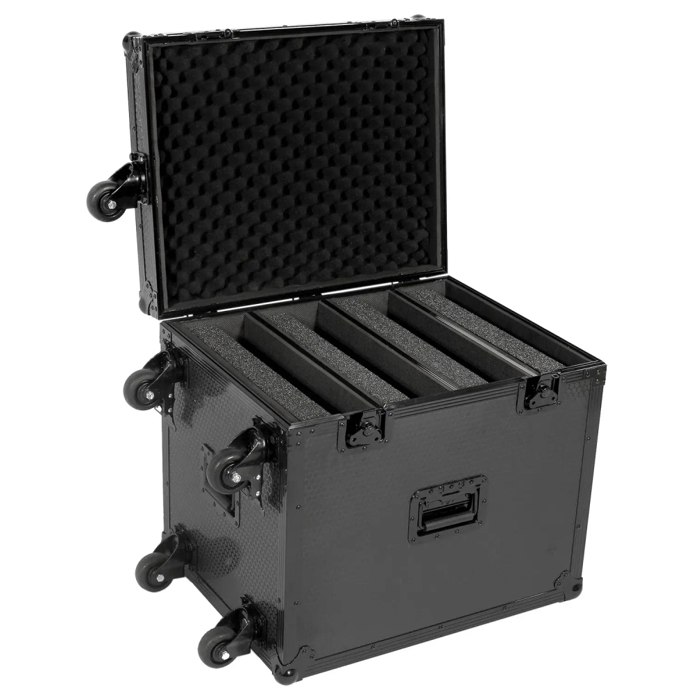 Кейс UDG Ultimate Flight Case 4 CDJ/ Mixer Black Plus (Trolley & Spinner Wheels)