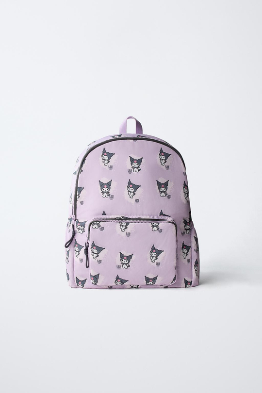 ZARA ШКОЛЬНЫЙ РЮКЗАК KUROMI © SANRIO, ЦВЕТ МАЛЬВЫ