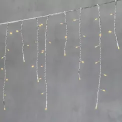 Светодиодная бахрома 4,9*0,5 м., 240 желтых LED ламп, прозрачный провод ПВХ, Beauty Led (PIL240-10-2Y)