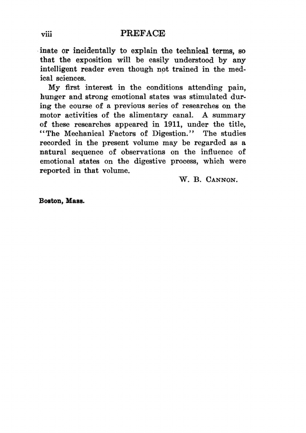 Bodily Changes In Pain Hunger Fear And Rage | W.B. Cannon