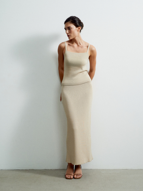 Юбка VALERA, бежевый