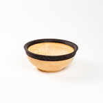 Деревянная глубокая тарелка из сибирского кедра. T196