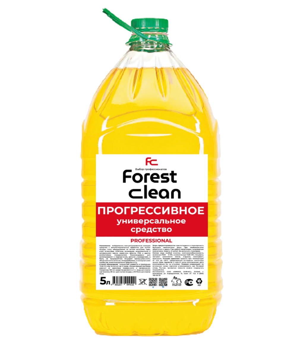 Forest clean прогрессивное универсальное моющее средство 5 л (ПЭТ)