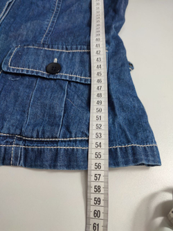 Рубашка джинсовая с коротким рукавом 46 размер