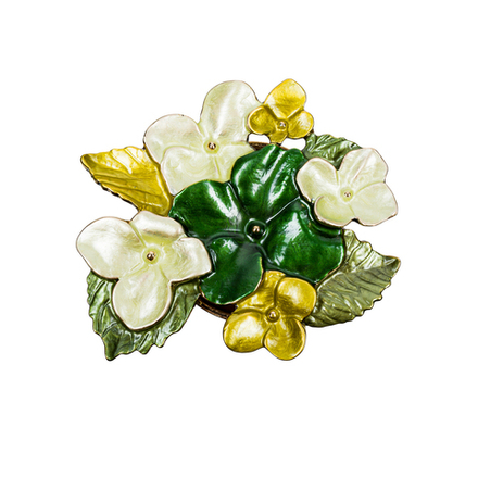 Брошь Shadore Фиалки XZ1498.19 G/G