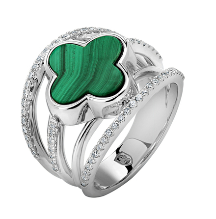 Кольцо с бриллиантами  из белого золота JA-K-213310-1