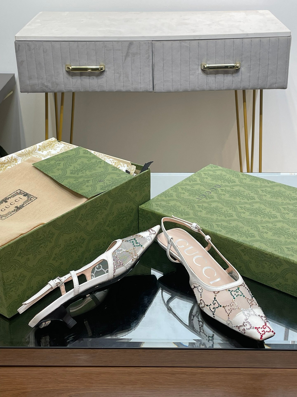 Gucci GG Slingback Pump 3.5 cm