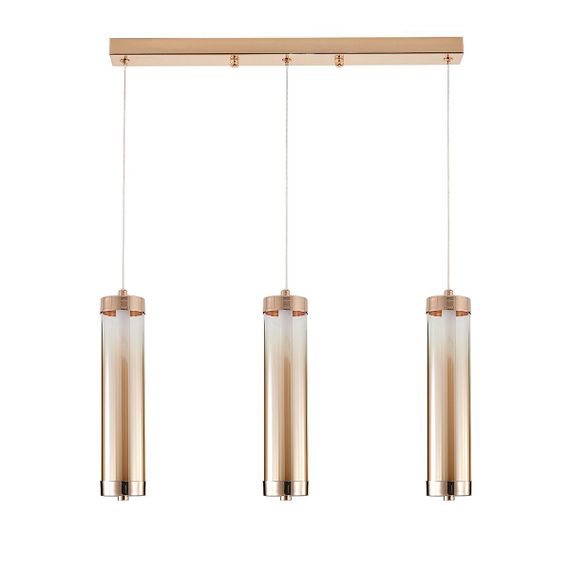 Подвесной светодиодный светильник Indigo Rilucente 11061/3P Gold V000150L