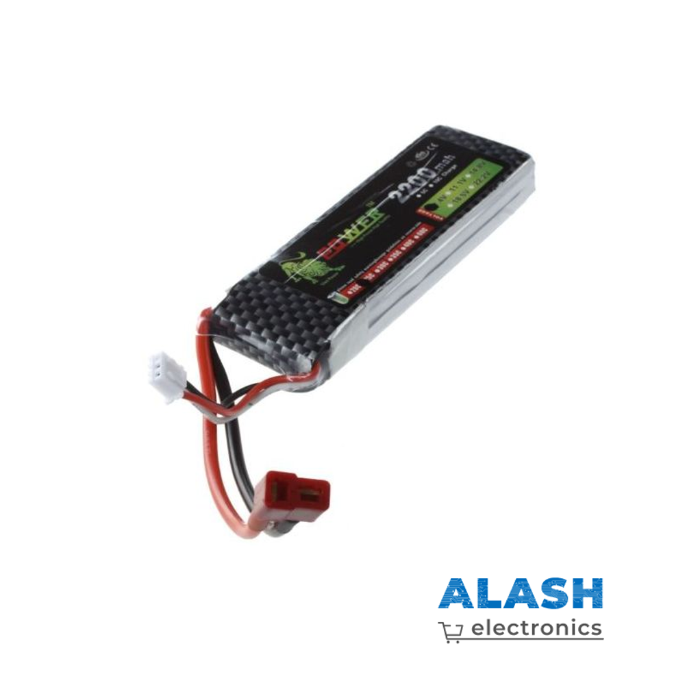 LI-PO аккумулятор 11.1v 2200mah 35c