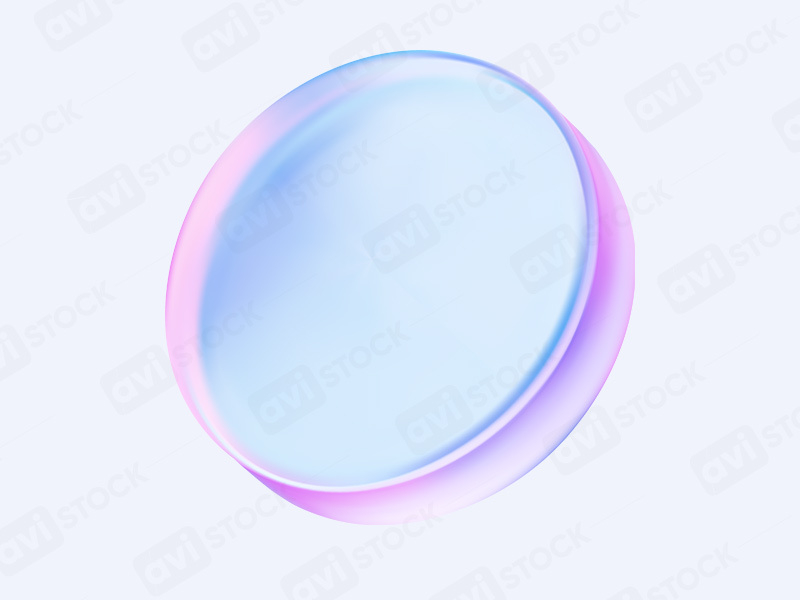 Голографический абстрактный круг