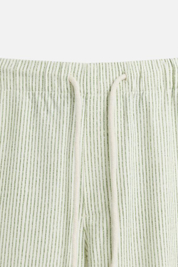 ZARA БРЮКИ BAGGY FIT В ПОЛОСКУ, ПОЛОСКИ