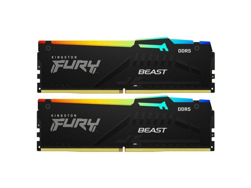 Оперативная память Kingston KF564C32BBEAK2-32, DDR5 2х 32ГБ 6400 МГц, DIMM, RTL