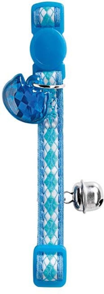 Hunter Smart ошейник для кошек Flippy нейлон голубой