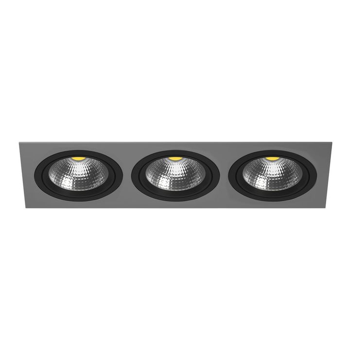 Комплект из светильника и рамки Lightstar Intero 111 (217839+217907+217907+217907) i839070707