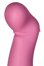 Вибратор Satisfyer Vibes Petting Hippo с загнутым кончиком - 22,9 см.
