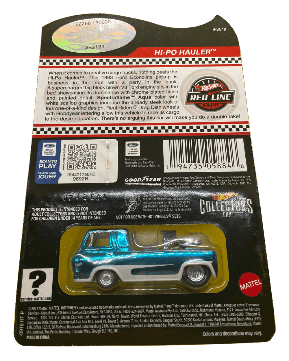 Hot Wheels RLC Hi-Po Hauler (2022)