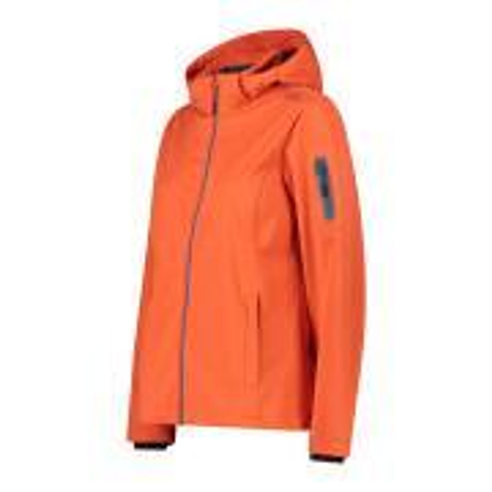 Куртка CMP softshell Women's hooded waterproof jacket, артикул 39A5016 , цвет Light Red (C653)