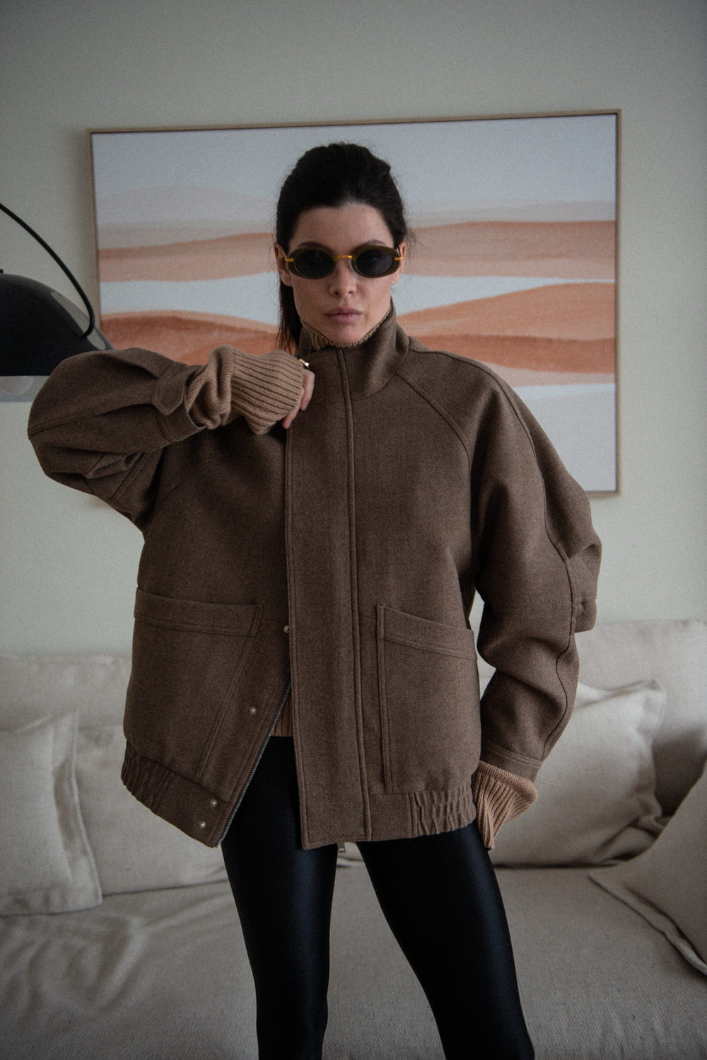 Бомбер из шерсти BLOOM