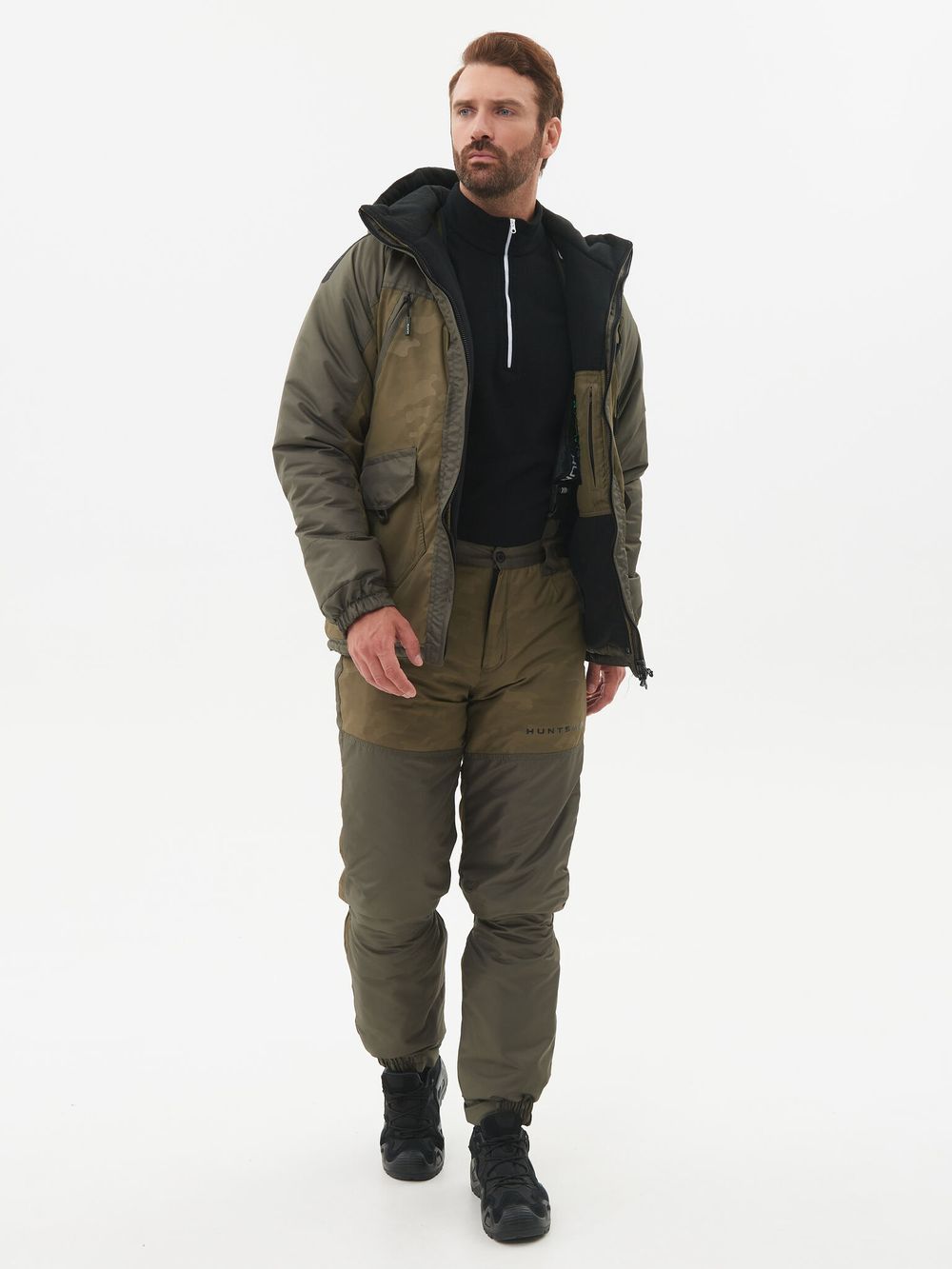 Костюм зимний Горка-Люкс ткань Breathable Camo цвет Хаки