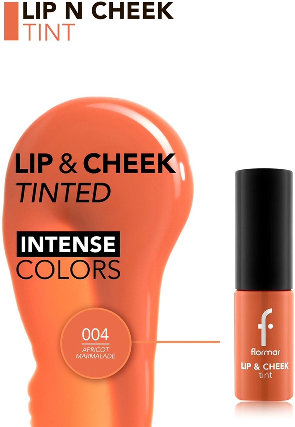 flormar Lip & Cheek Tint - Жидкие румяна для губ и щек, 6,7 ml