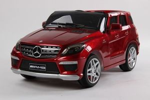 Детский электромобиль Joy Automatic Mercedes Benz ML63 AMG LUXE красный