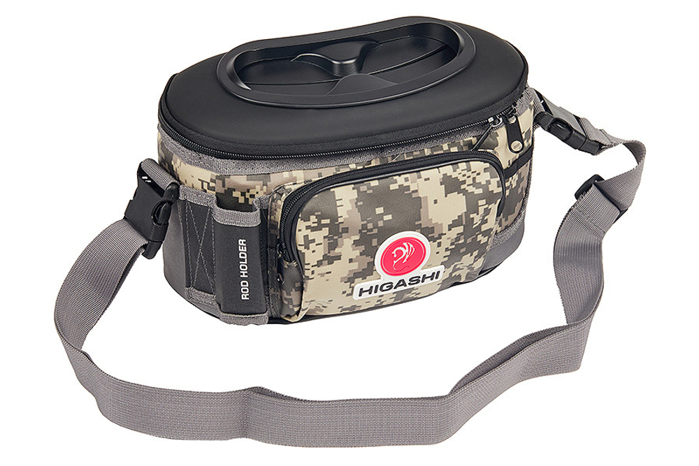 Кан рыболовный HIGASHI Live bait box 4.5L digital camo