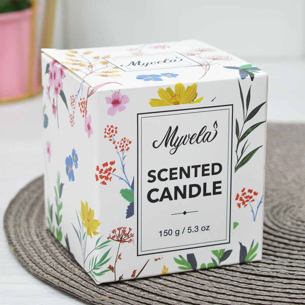 Свеча ароматическая микс Кокос, Кедр, Хлопок, Ваниль