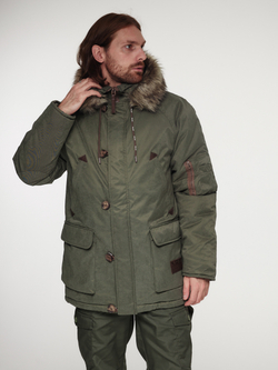 Green parka "Ruskolan"