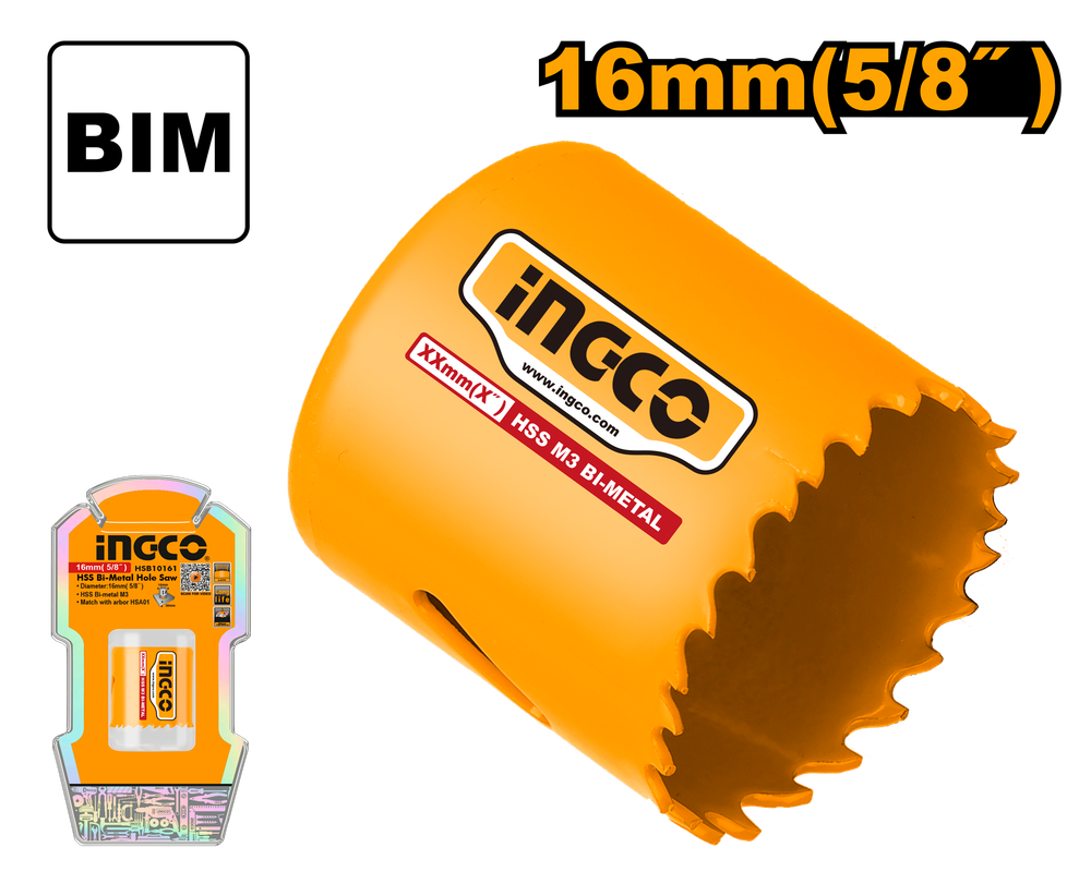 Коронка биметаллическая  16 мм