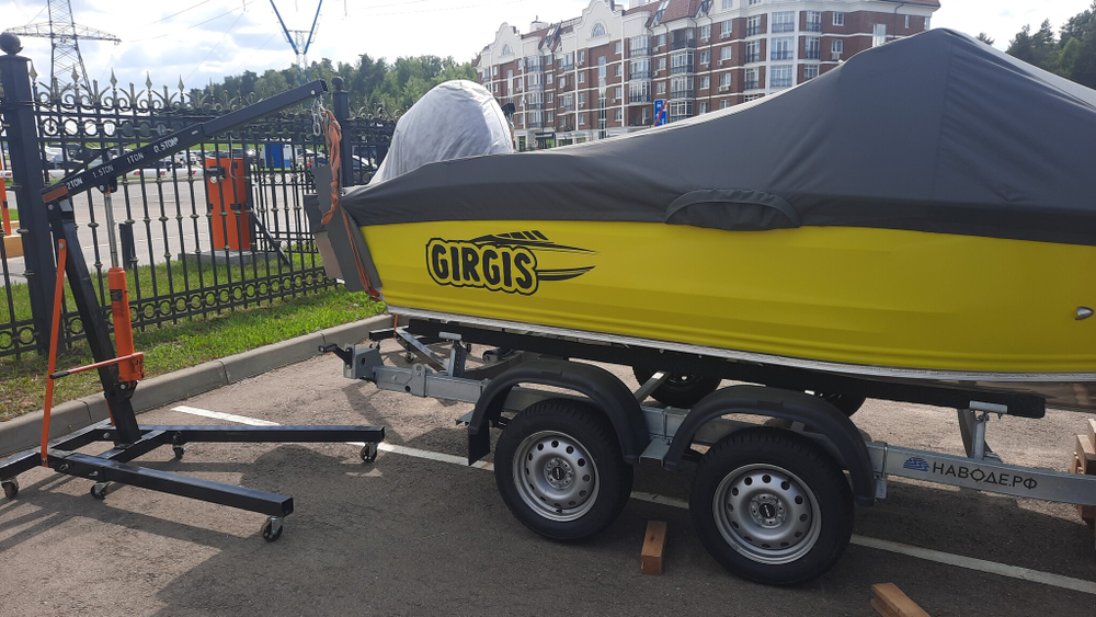 Готовый комплект: лодка Girgis 440 Fish + Yamaha F50LETL. Новый.