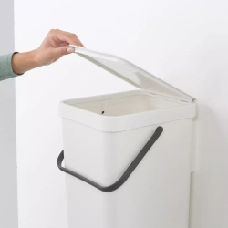 Brabantia - Контейнер для мусора Sort &amp; Go 16л белый / артикул   109942  / GTIN 8710755109942
