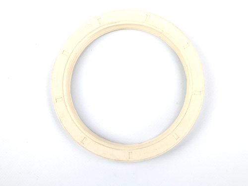 Сальник 120х150х12-2,2 а/м КАМАЗ-ЕВРО заднего коленвала, белый с пружиной NBR (Балаково)